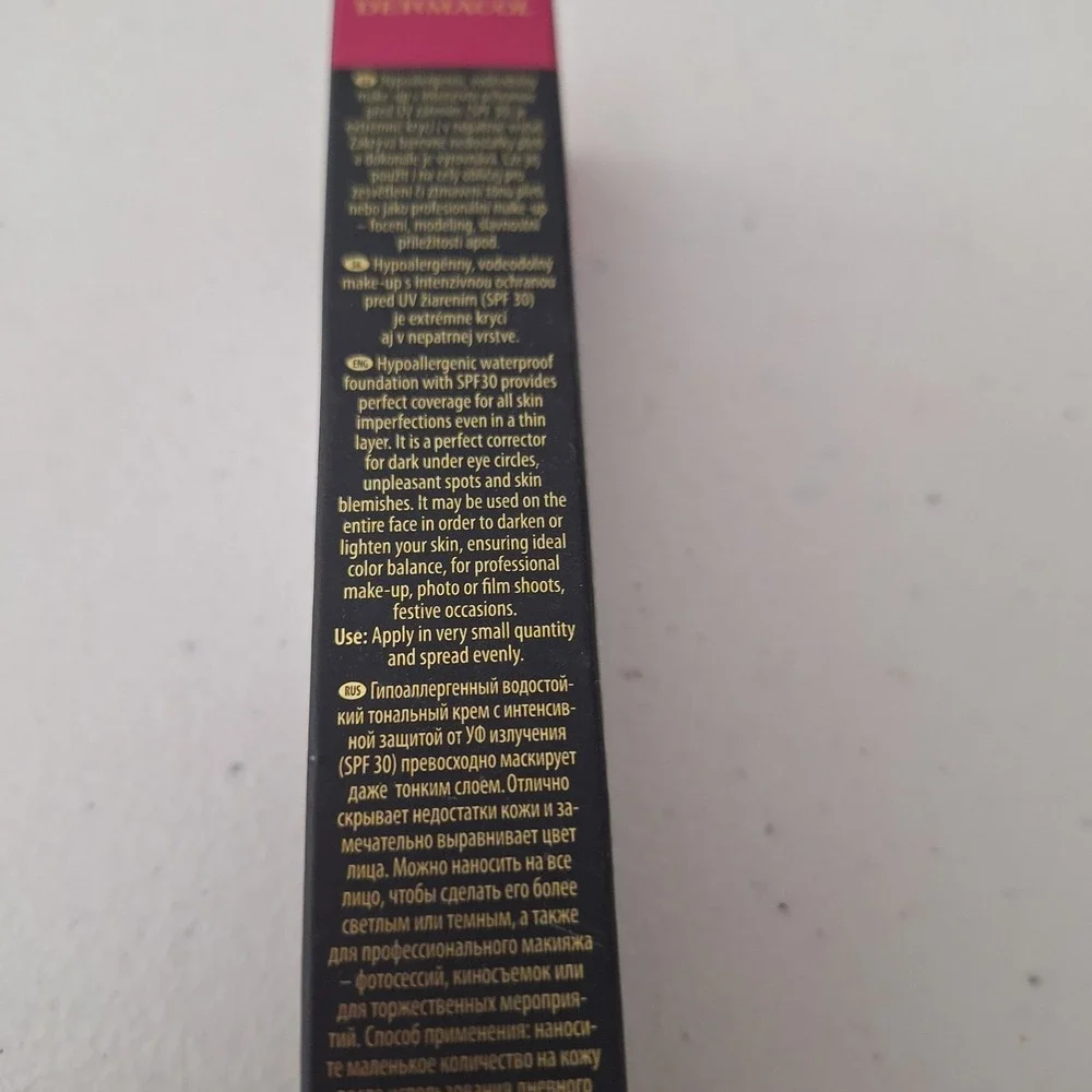 Dermacol Make-up Cover Waterproof Hypoallergenic SPF 30 Shade:218